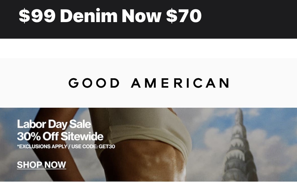 The Sitewide sale is on at Good American !! Linked a pair of jeans below that are on my wishlist. 

#LTKStyleTip #LTKOver40 #LTKSaleAlert