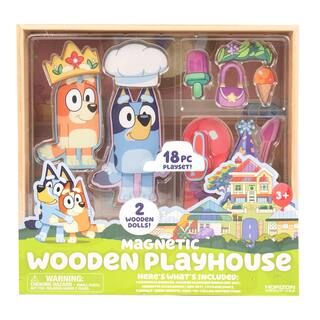 Bluey Magnetic Wooden Playhouse Set | Michaels Stores