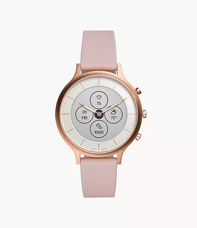 Hybrid Smartwatch HR Charter Blush Silicone | Fossil (US)