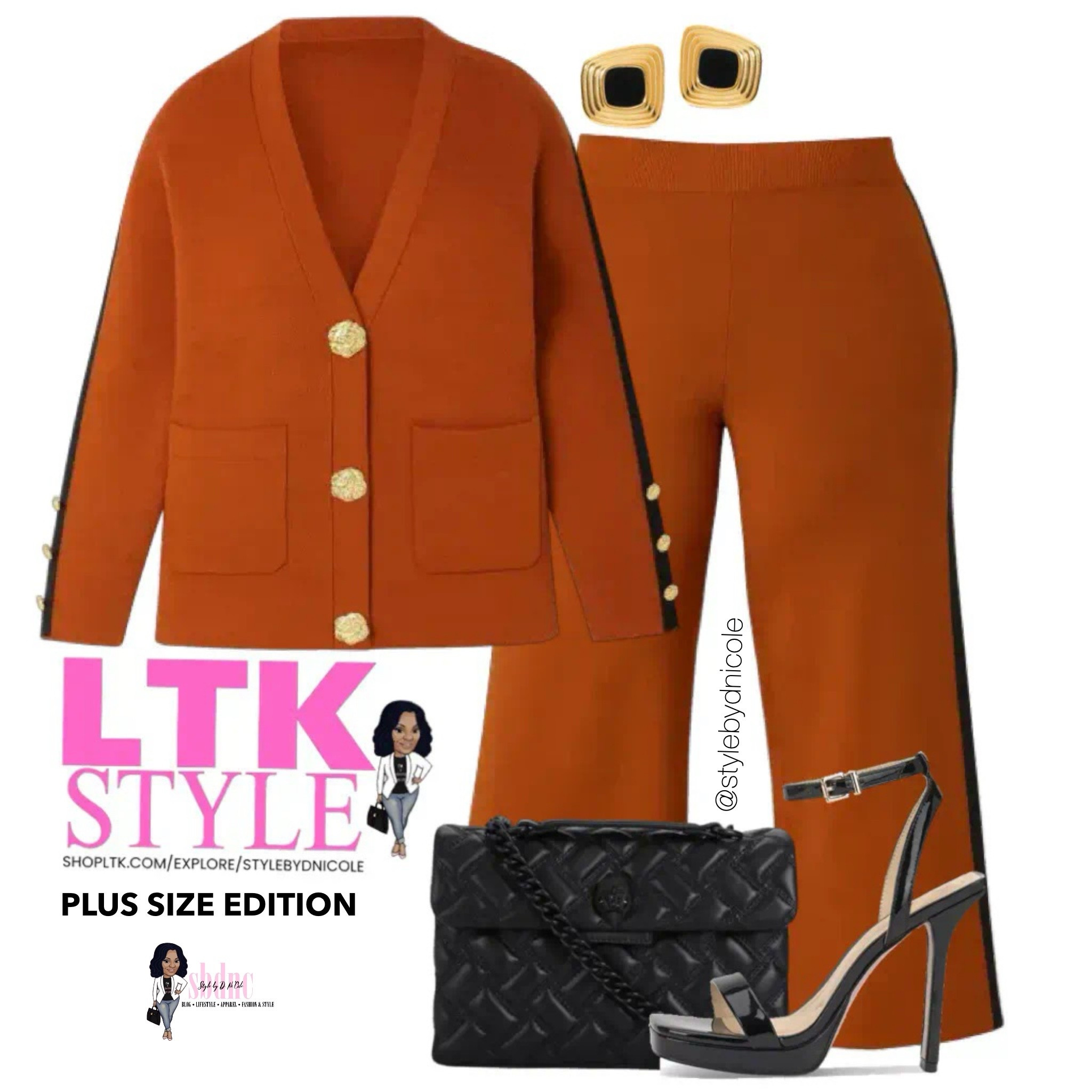 Bronze & black in an irresistibly comfortable look!

Available in sizes 10-30!

#LTKMidsize #LTKPlusSize #LTKSeasonal