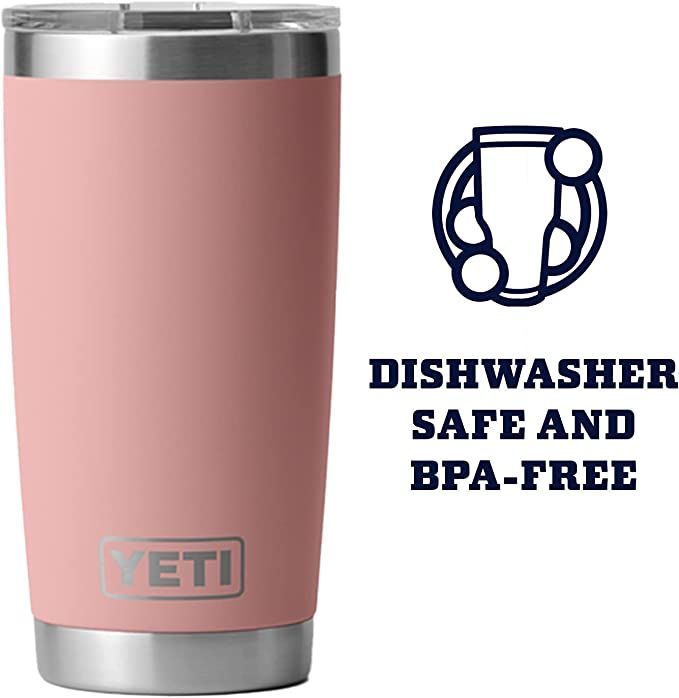 YETI Rambler 20 oz Stainless Steel Vacuum Insulated Tumbler w/MagSlider Lid | Amazon (US)