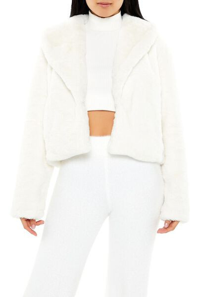 Faux Fur Cropped Coat | Forever 21