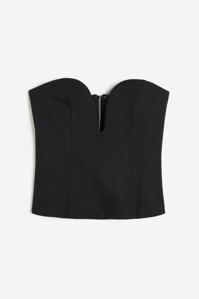 Sweetheart-neck Bustier-style Top | H&M (US)