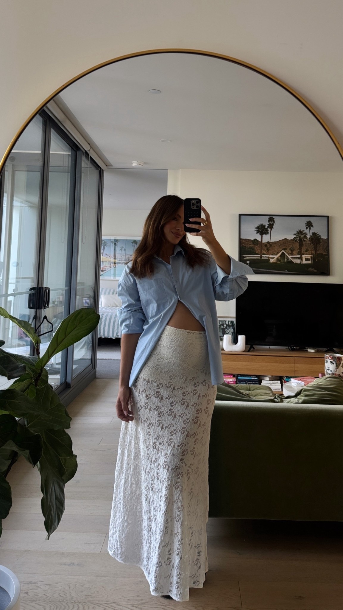 Very happy this skirt still fits at this point. #23weekspregnant 

#LTKsummer #LTKaustralia