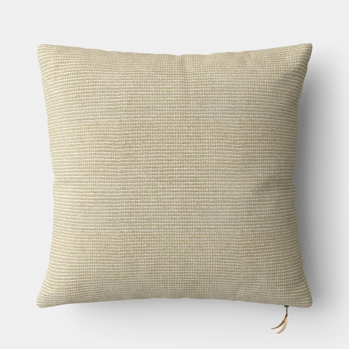 Square Chunky Linen Pillow with Exposed Zipper - Threshold™ | Target