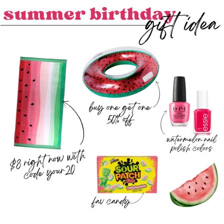 A quick, easy to pick up birthday gift with a watermelon & summer theme 

#LTKkids #LTKfamily #LTKSeasonal