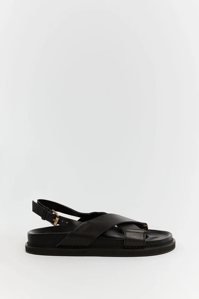 THE BALI TAILOR ALILA BLACK SANDAL | DISSH