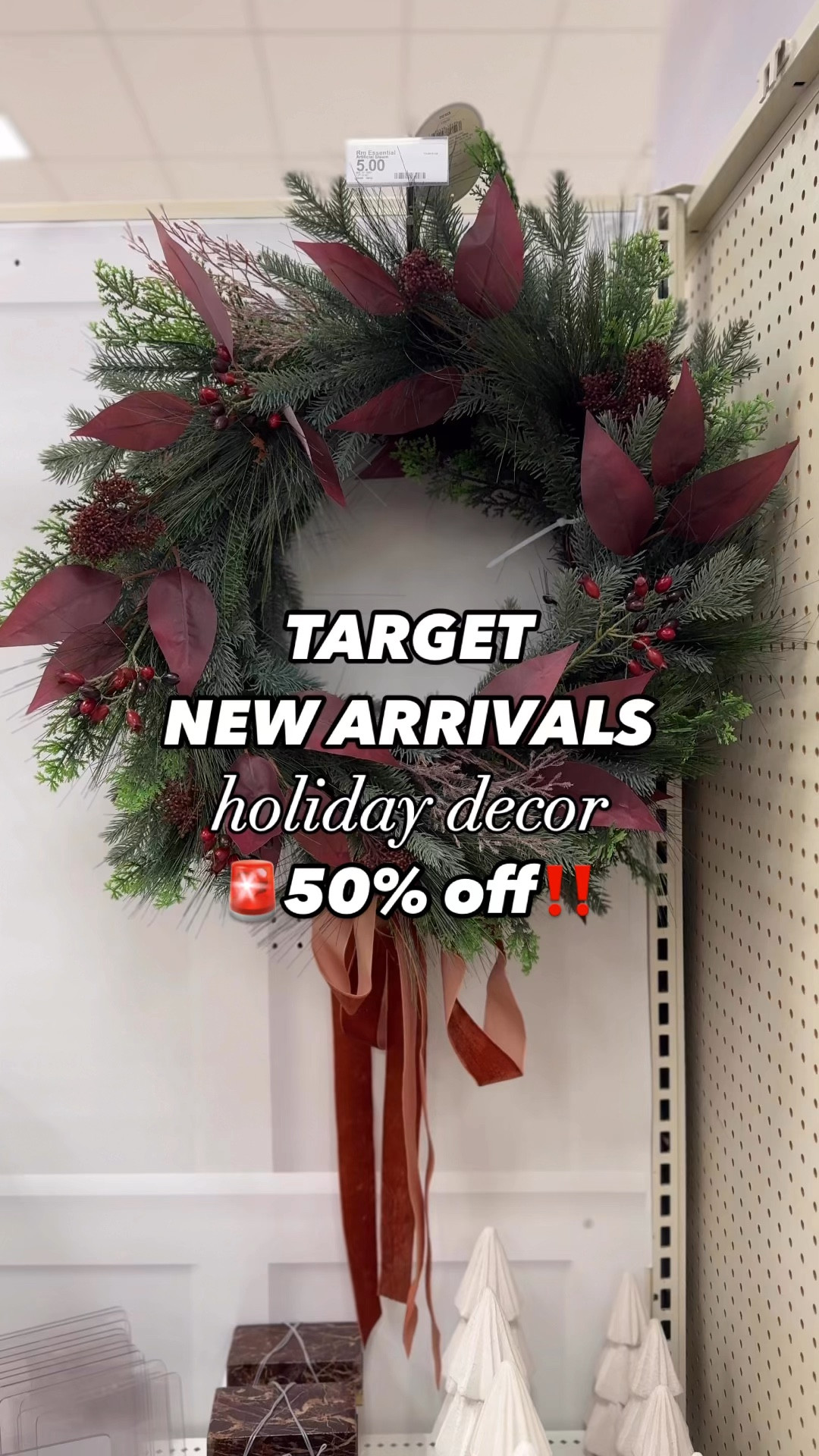 Christmas decor from Target! 🚨50% off today!New arrivals for the holidays! 

#LTKWatchNow #LTKSaleAlert #LTKHoliday