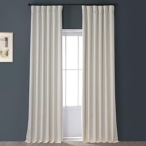 HPD Half Price Drapes Solid Thermal Insulated Blackout Curtains for Bedroom 50 X 96 Signature Lin... | Amazon (US)
