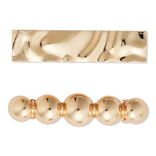 Metal Abstract Barrettes 2 Piece Set | Ulta
