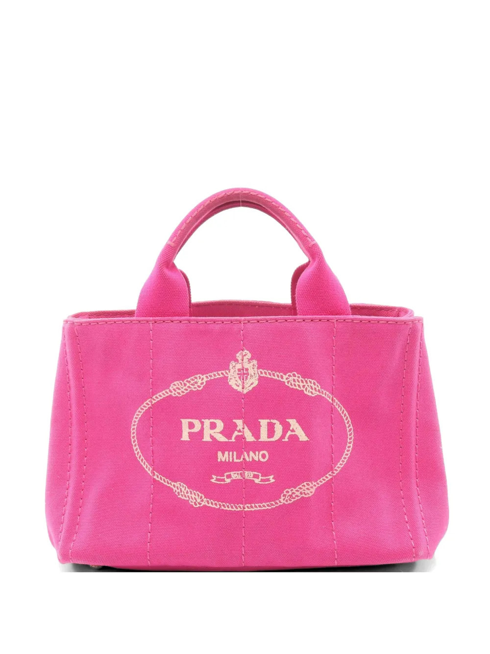 Prada Pre-Owned 2000s Canapa canvas tote bag - Pink | Farfetch Global