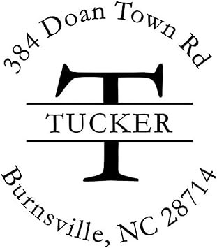 Amazon.com : Custom Return Address Stamp | Self-Inking Monogram Address Stamp | Rubber Personaliz... | Amazon (US)