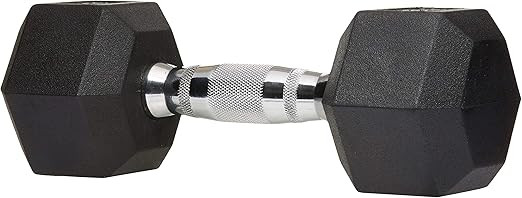 Amazon Basics Rubber Encased Hex Dumbbell Hand Weight | Amazon (US)