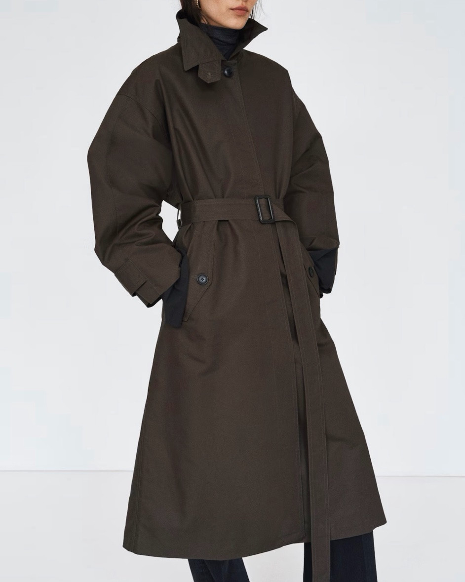 Chocolate brown coat

#LTKSeasonal