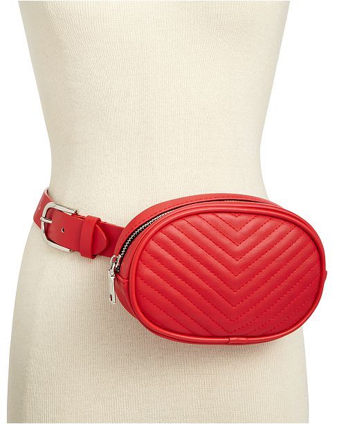 Steve Madden Chevron Quilted Fanny Pack & Reviews - Handbags & Accessories - Macy's | Macys (US)