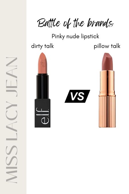 Battle of the brands
Save vs splurge
Beauty dupes
Makeup dupes
Nude lipstick
Charlotte tilbury 

#LTKbeauty #LTKunder50 #LTKFind