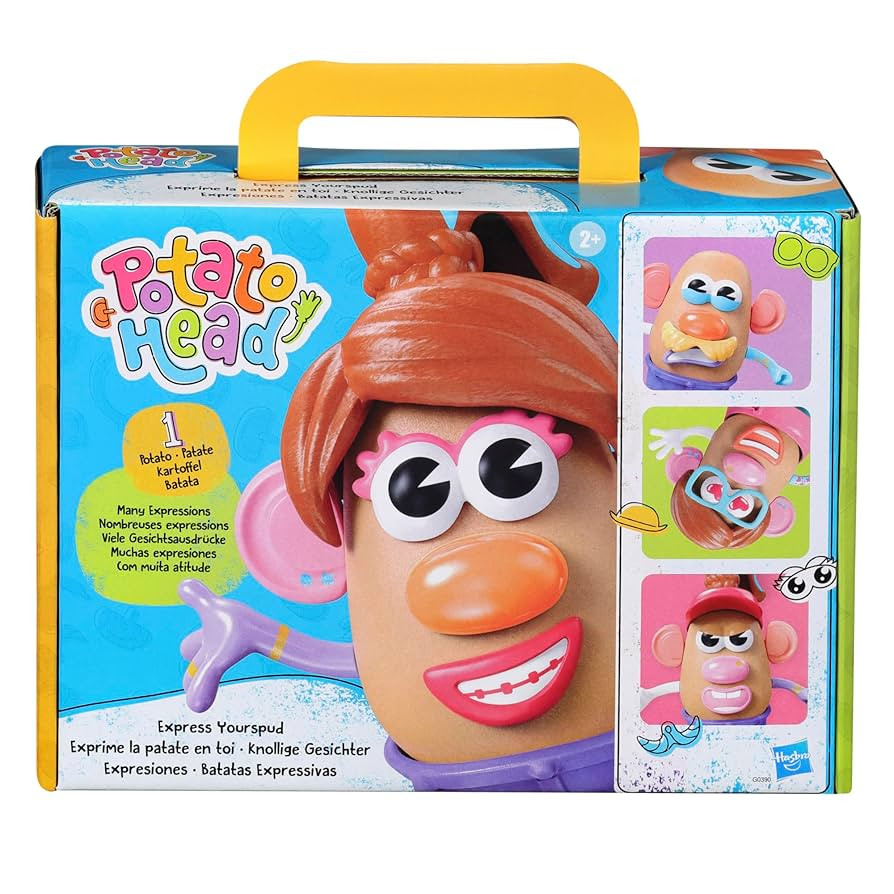 Potato Head Express Yourspud Playset with 1 Potato Body and 32 Accessories, Creative Toddler and ... | Amazon (US)