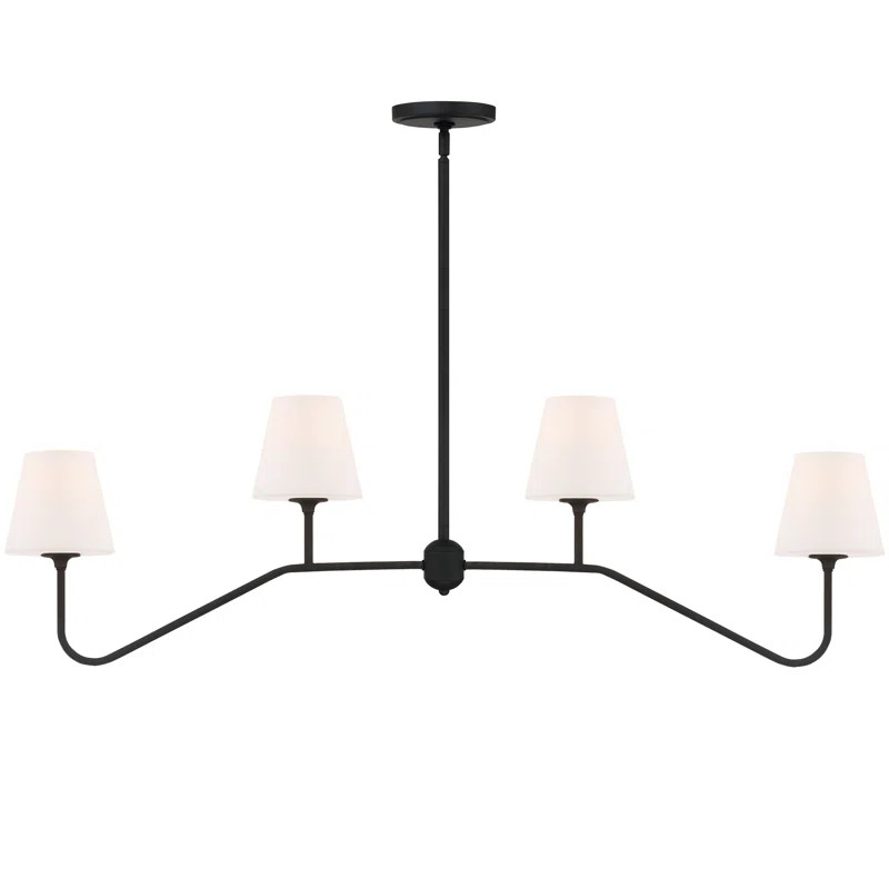 4 - Light Kitchen Island Modern Linear Chandelier | Wayfair North America