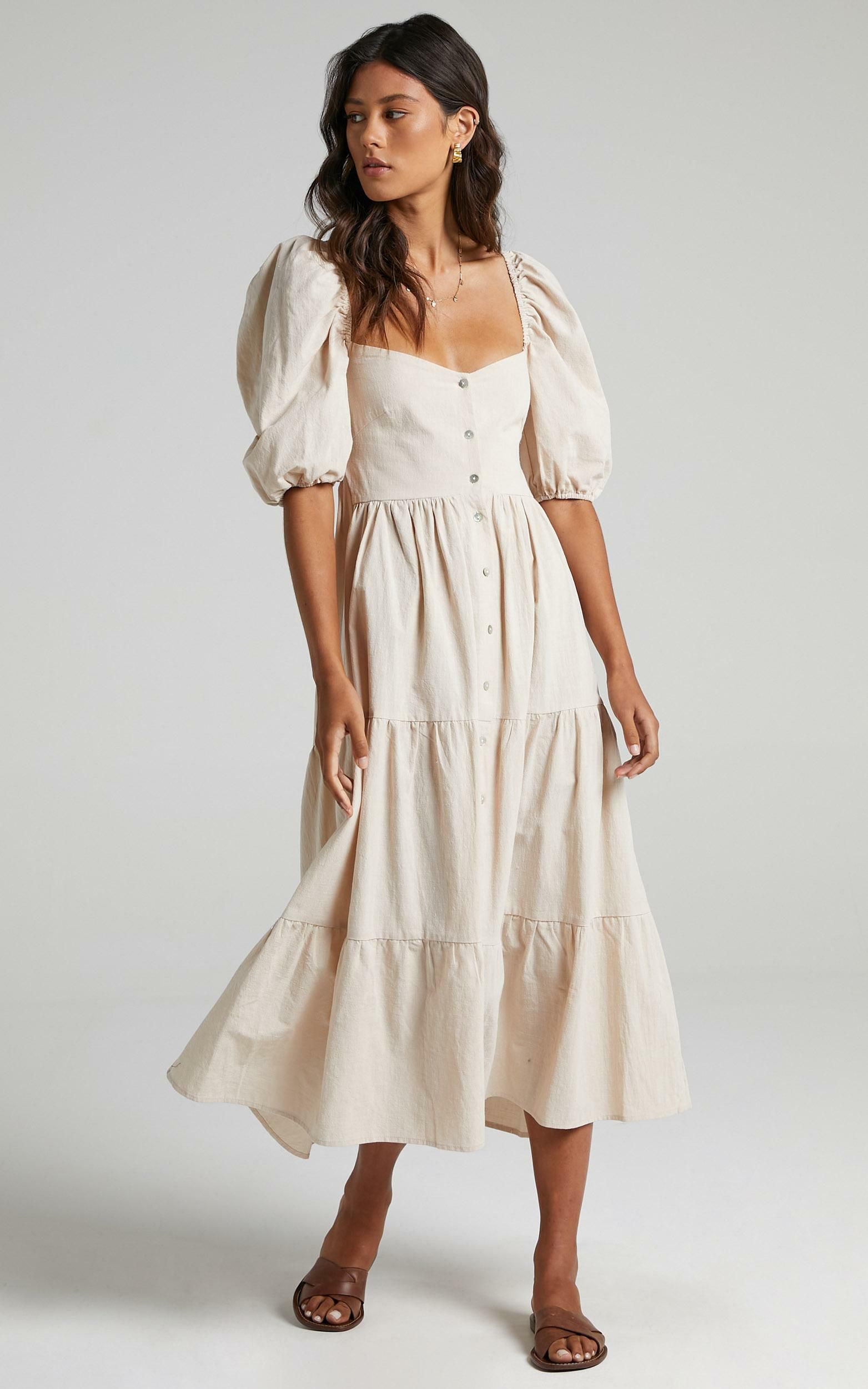 Palmer Dress in Cream | Showpo - deactived