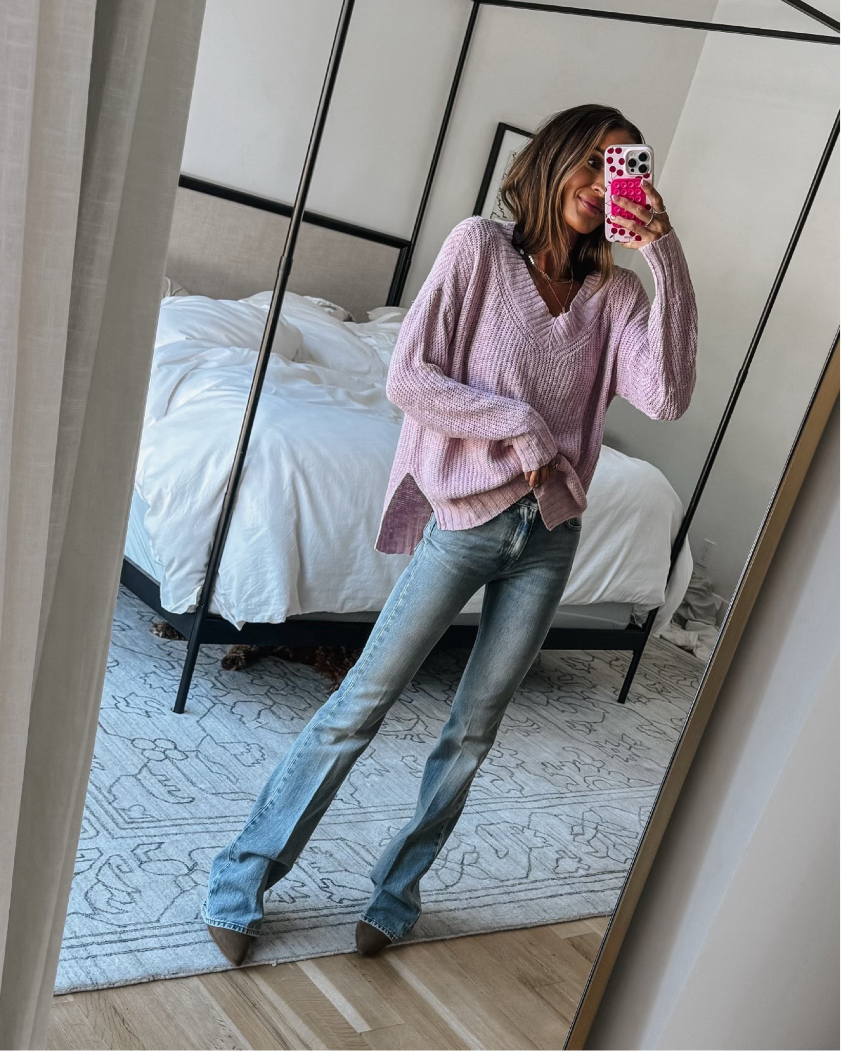 slouchy lilac sweater on major sale rn with my exclusive code LAUREN30 🤍

#LTKSaleAlert