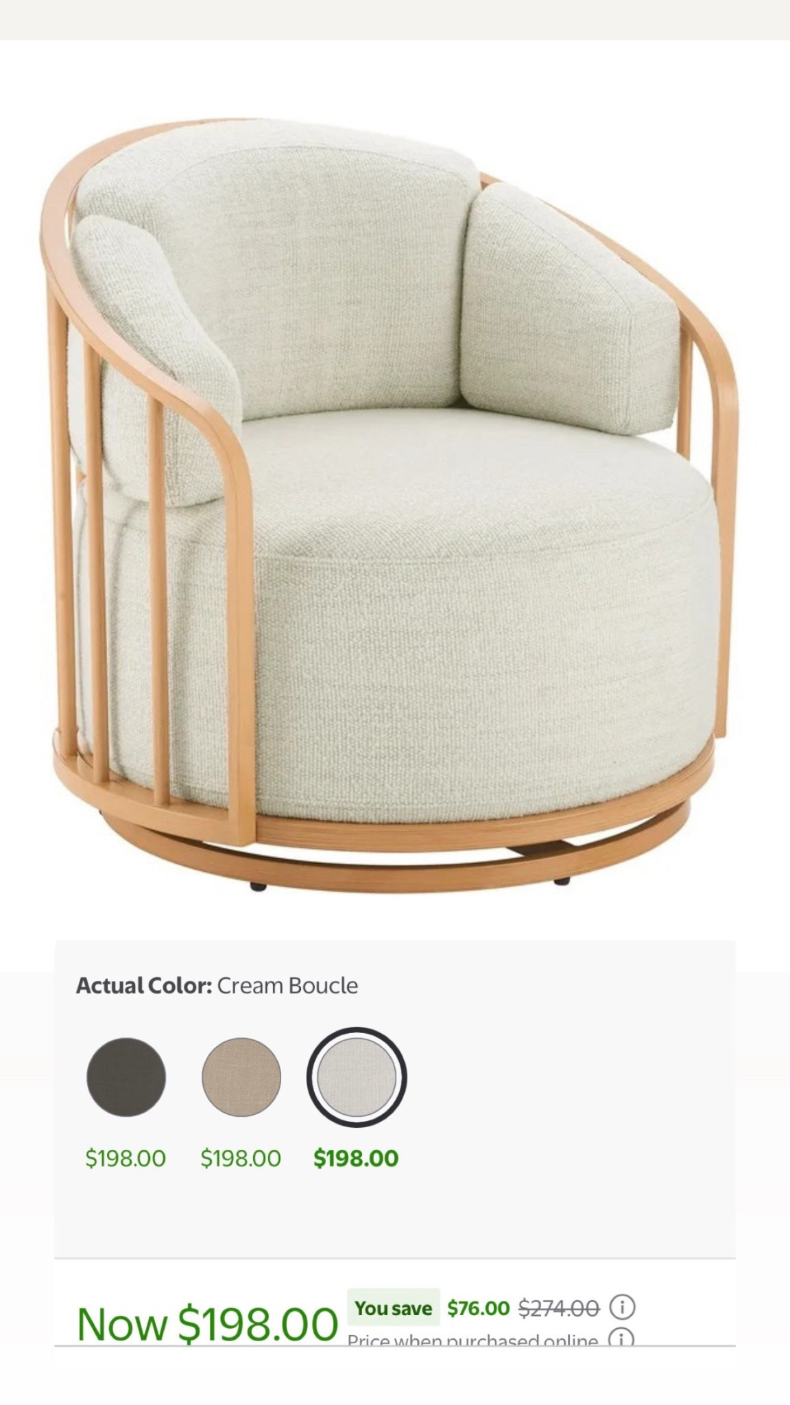 Viral swivel look for less they sold out last time now it’s back an on sale

#LTKHome