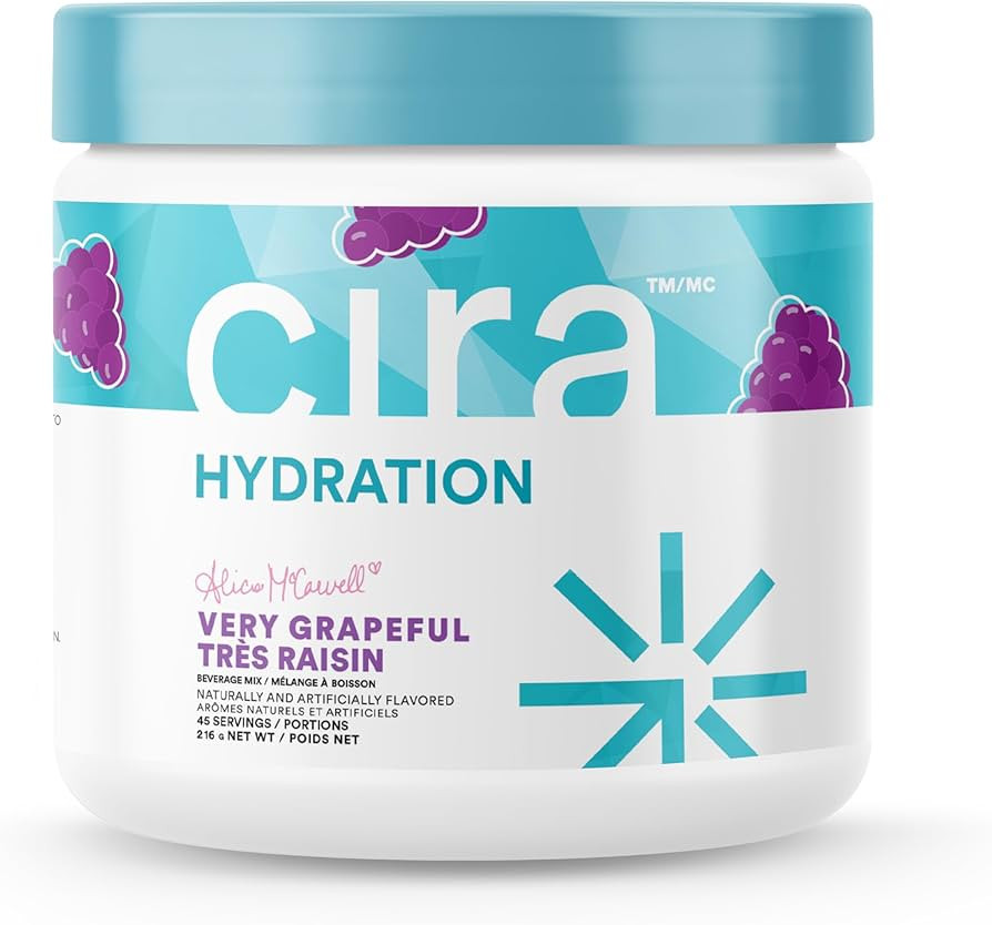 Hydration Powder (45 Servings) - Canadian-Owned Cira x Alicia McCarvell's Electrolyte Drink Mix w... | Amazon (CA)