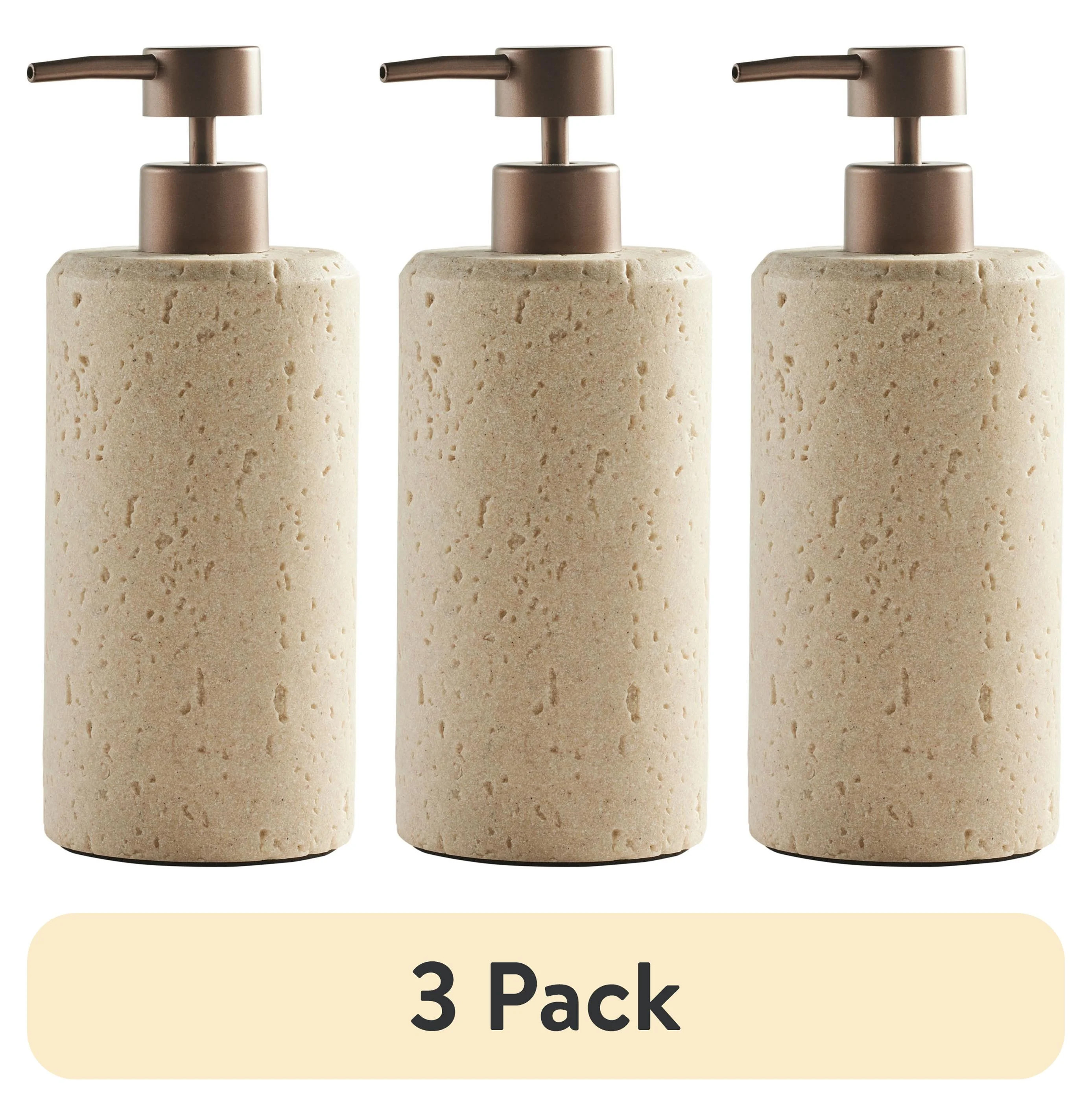 (3 pack) Better Homes & Gardens Faux Stone Soap Pump | Walmart (US)