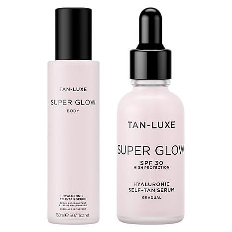 Tan Luxe Supersize Super Glow SPF 30 & Super Glow Body | HSN | HSN