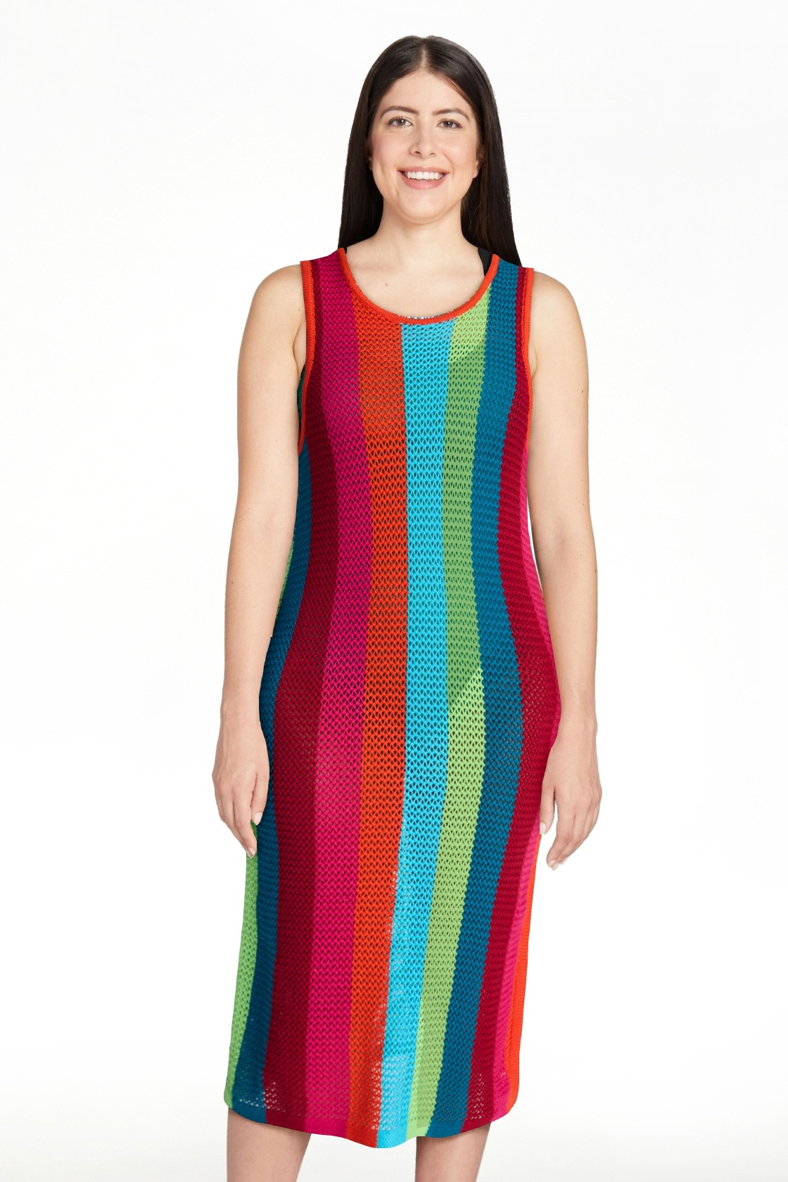 Time and Tru Women's and Women's Plus Size Sweater Dress Swim Coverup, Sizes XS-3X | Walmart (US)