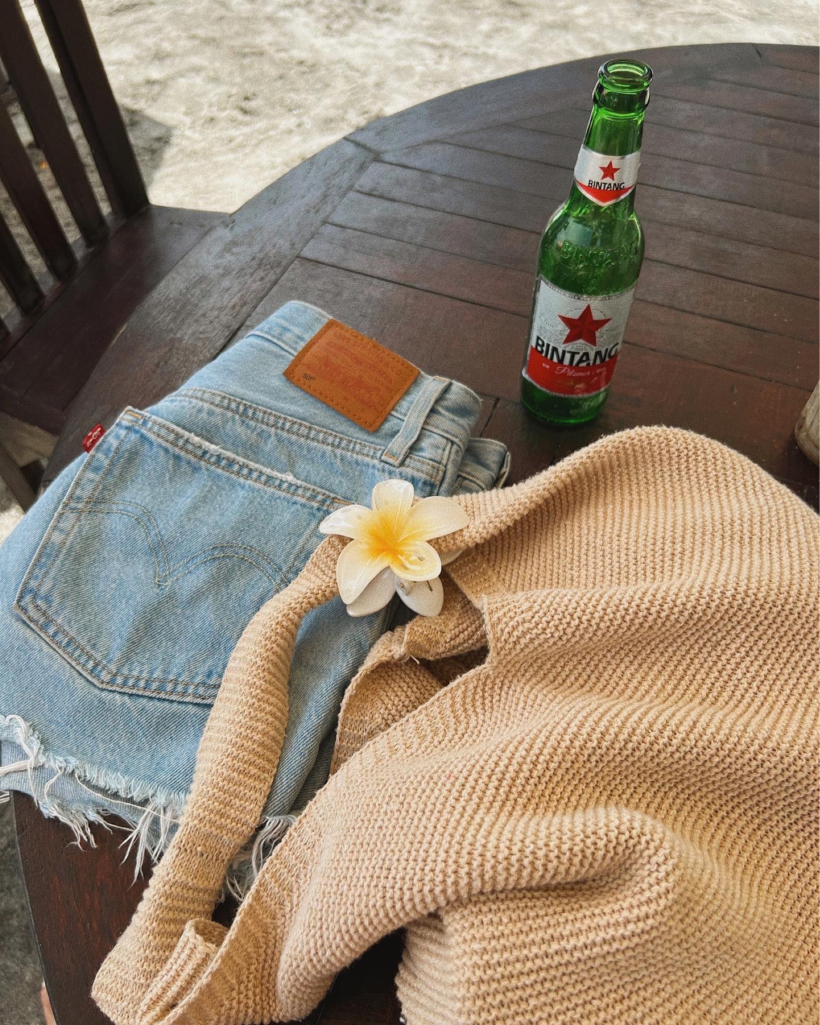 summer essentials 🌺 | denim shorts | Levi’s shorts | plumeria clip | flower clips | claw clip 

#LTKunder100 #LTKtravel #LTKstyletip