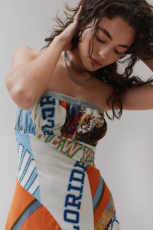 BDG Sadie Spliced Midi Dress | Urban Outfitters (US and RoW)