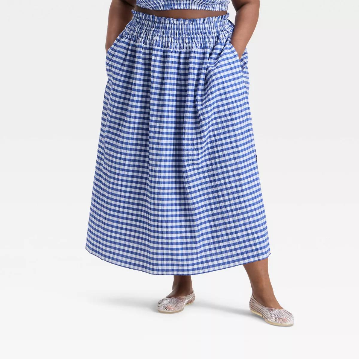 Women's Smocked Maxi A-Line Skirt - Universal Thread™ | Target