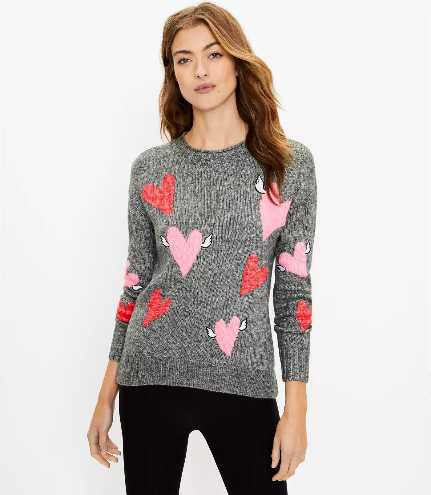 Lou & Grey Heart Sweater | LOFT | LOFT