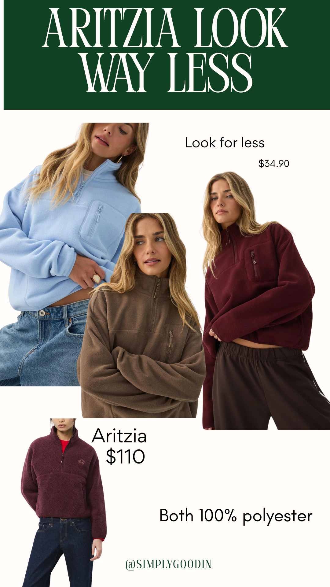  I have found the best Aritzia looks for way less and they are so so good!!!  

 #LTKcanada #LTKfall #LTKsale