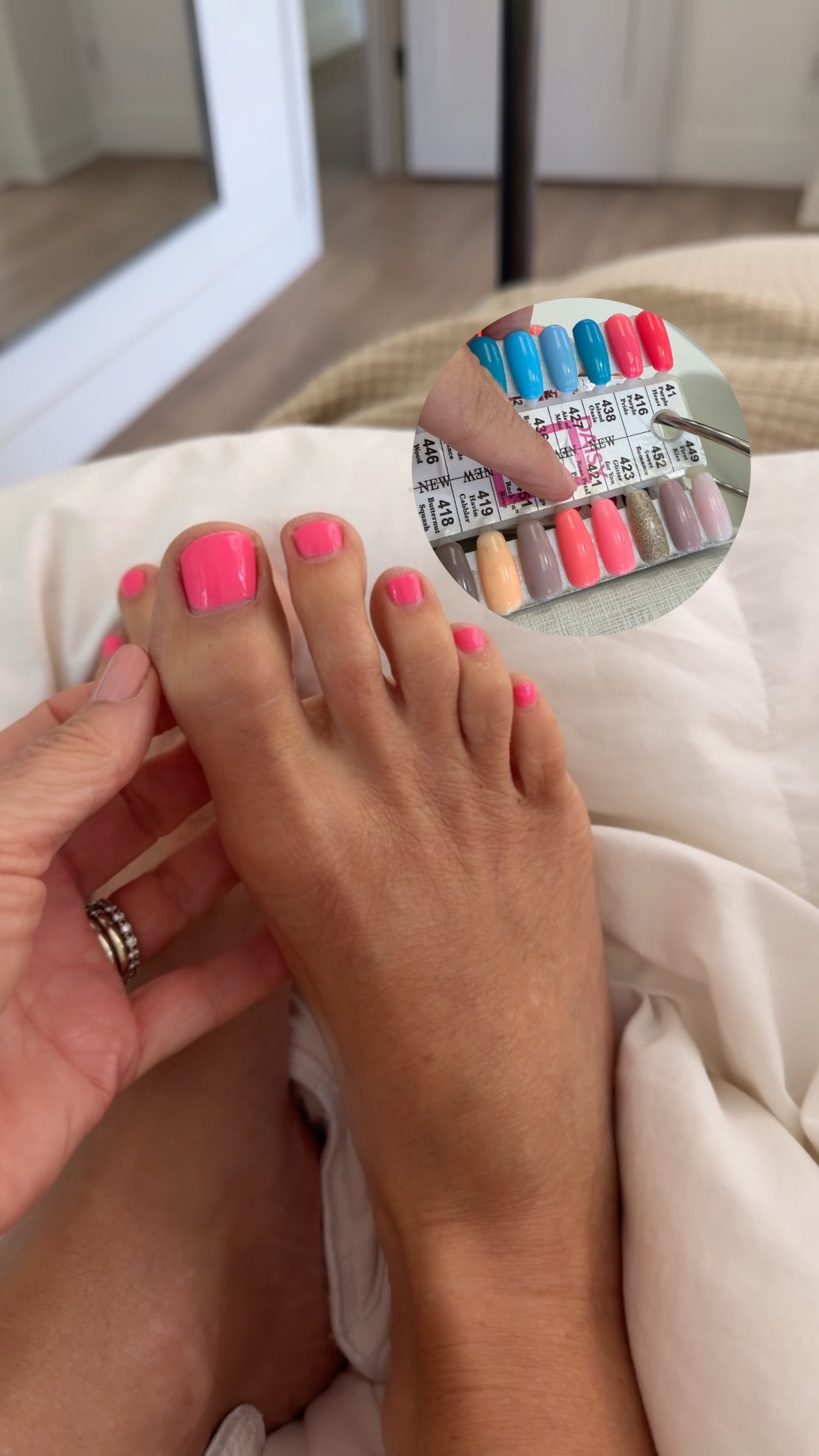 DnD lacquer in rose petal pink 
Pretty nail polish for summer

#LTKOver40 #LTKBeauty