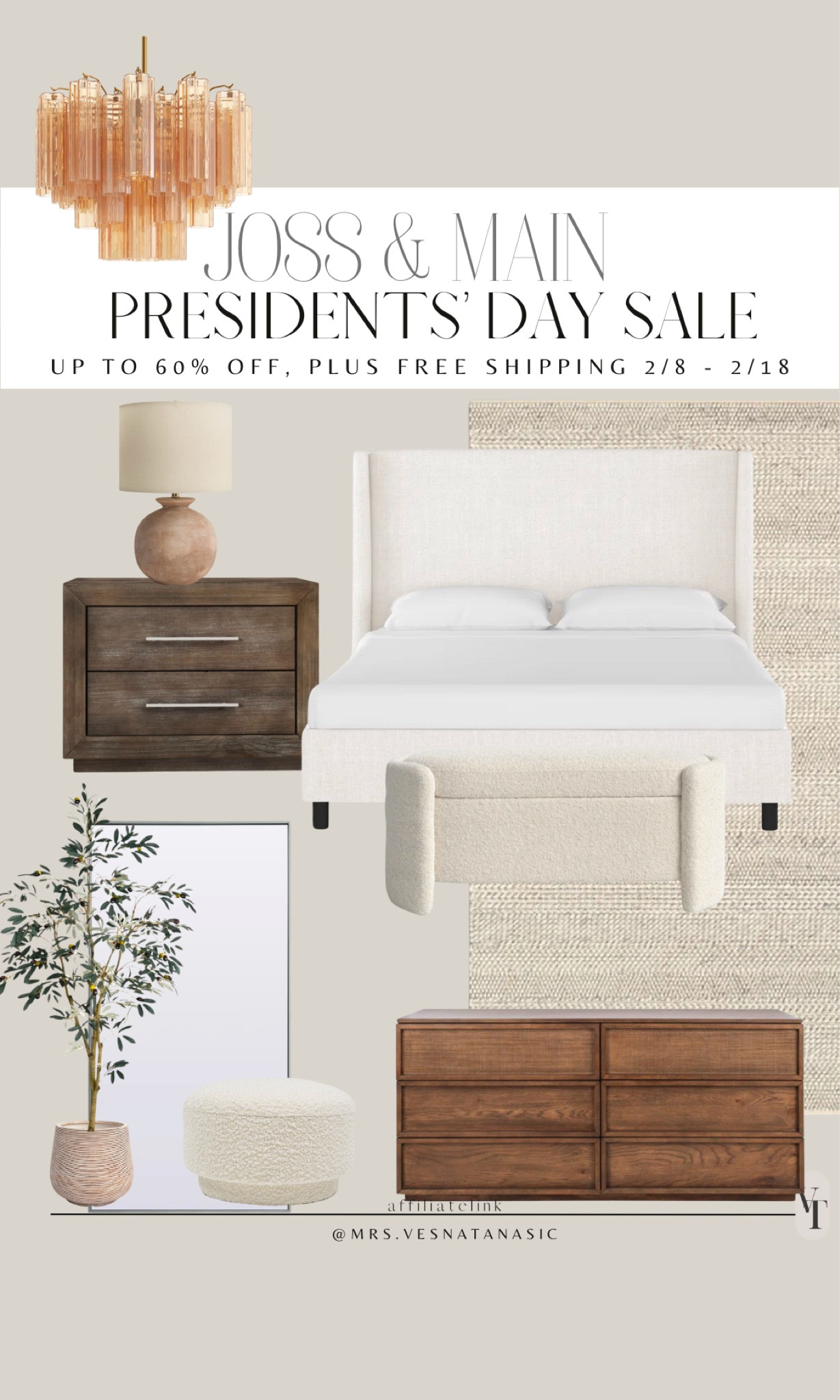 Bedroom inspo @jossandmain Shop everything up to 60% off plus free shipping during Presidents’ Day Sale 2/8 - 2/18 now! #jossandmainpartner #jossandmain #bedroom #bedding #rug

#LTKHome #LTKMostLoved #LTKSaleAlert