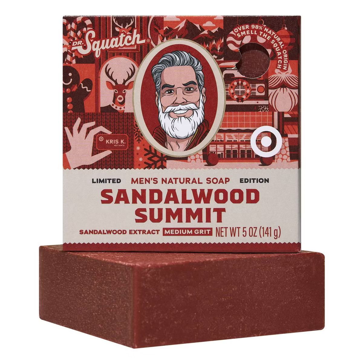 DR. SQUATCH Men's All Natural Bar Soap - Not Santa - 5oz | Target