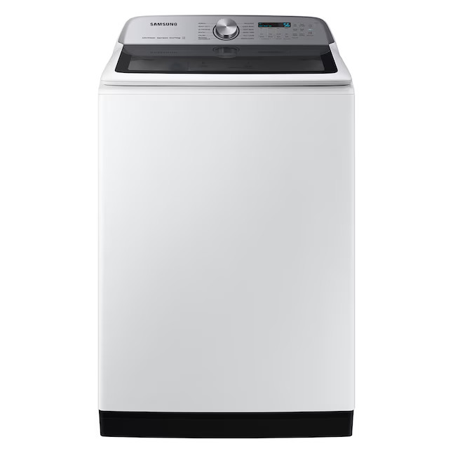 Samsung 5.4-cu ft High Efficiency Agitator Smart Top-Load Washer (White) ENERGY STAR | Lowe's