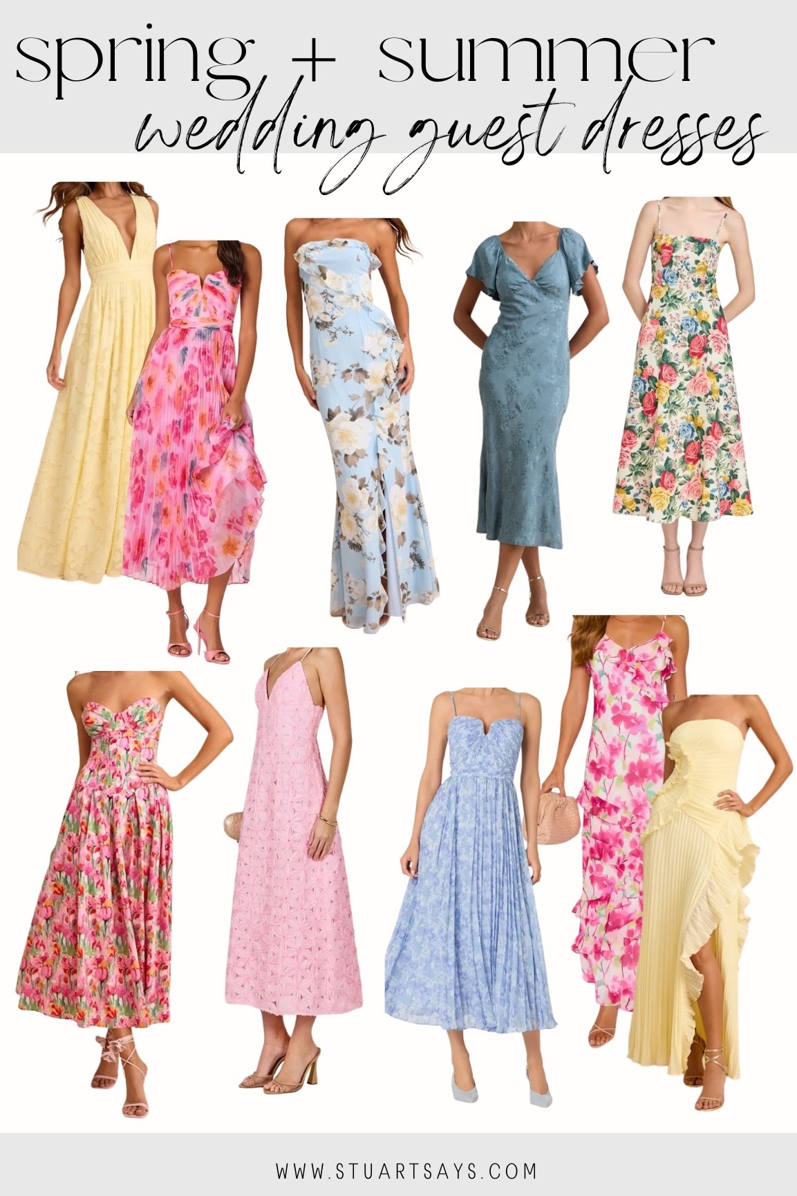 Spring and summer wedding guest dresses!

#LTKWedding #LTKgrwm #LTKootd