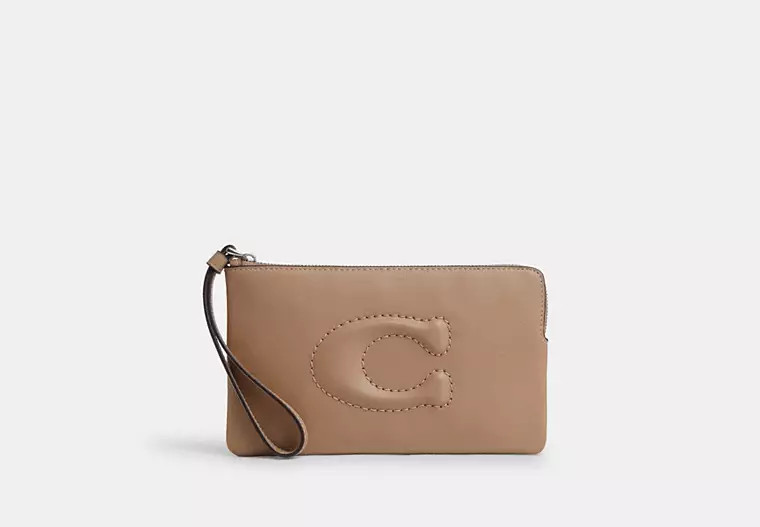 Large Corner Zip Wristlet | Coach Outlet CA