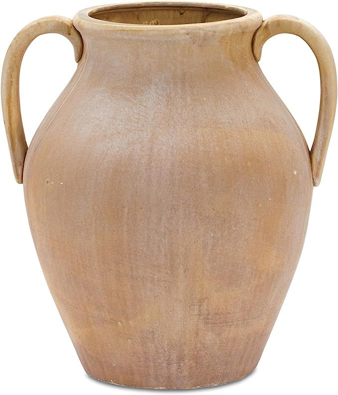 Terracotta Urn Brown Rustic Clay Distressed | Amazon (US)