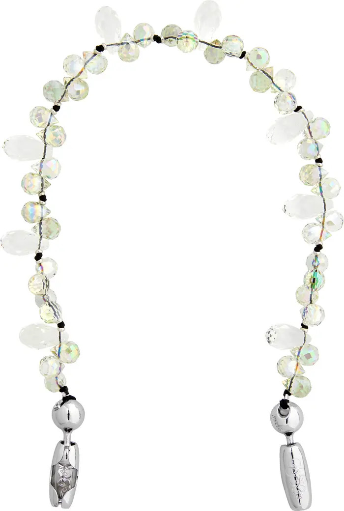 Faceted Crystal Beaded Wrist Strap for iPhone Case | Nordstrom