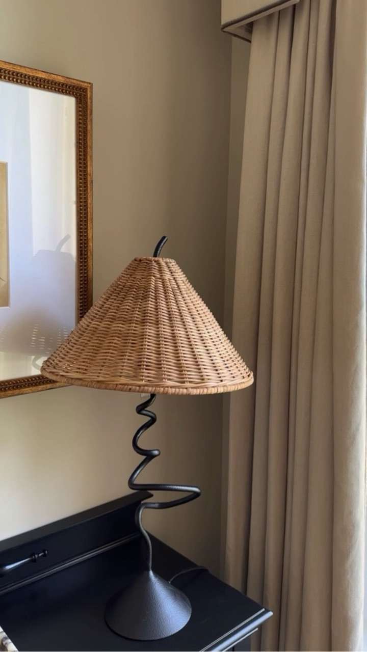 The woven lampshade is my favorite part of the Alaric Table Lamp  

#LTKHome