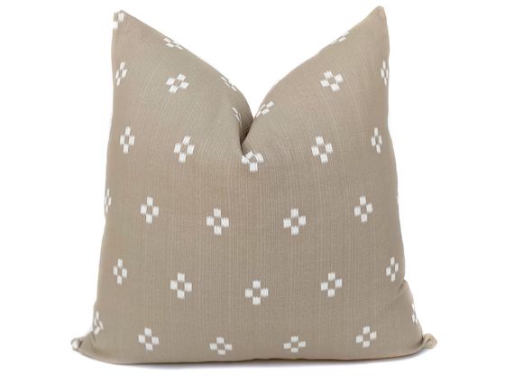 Layla Pillow Cover | Neutral Pillow | California Casual Pillow | Sand Throw Pillow |Sofa Throw Pi... | Etsy (US)