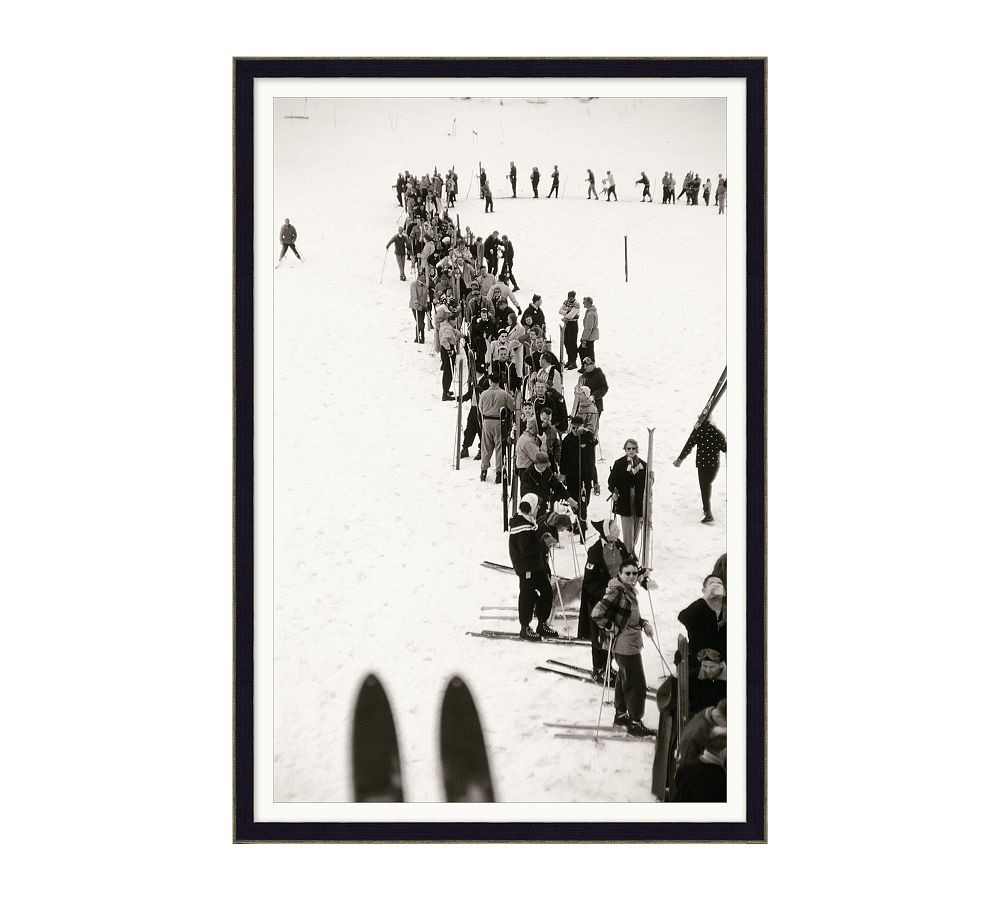 Vintage Lift Line Framed Print | Pottery Barn (US)