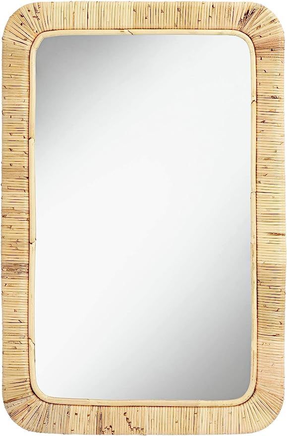 Noble Park Westby 24" x 36" Rattan Wrapped Wall Mirror | Amazon (US)