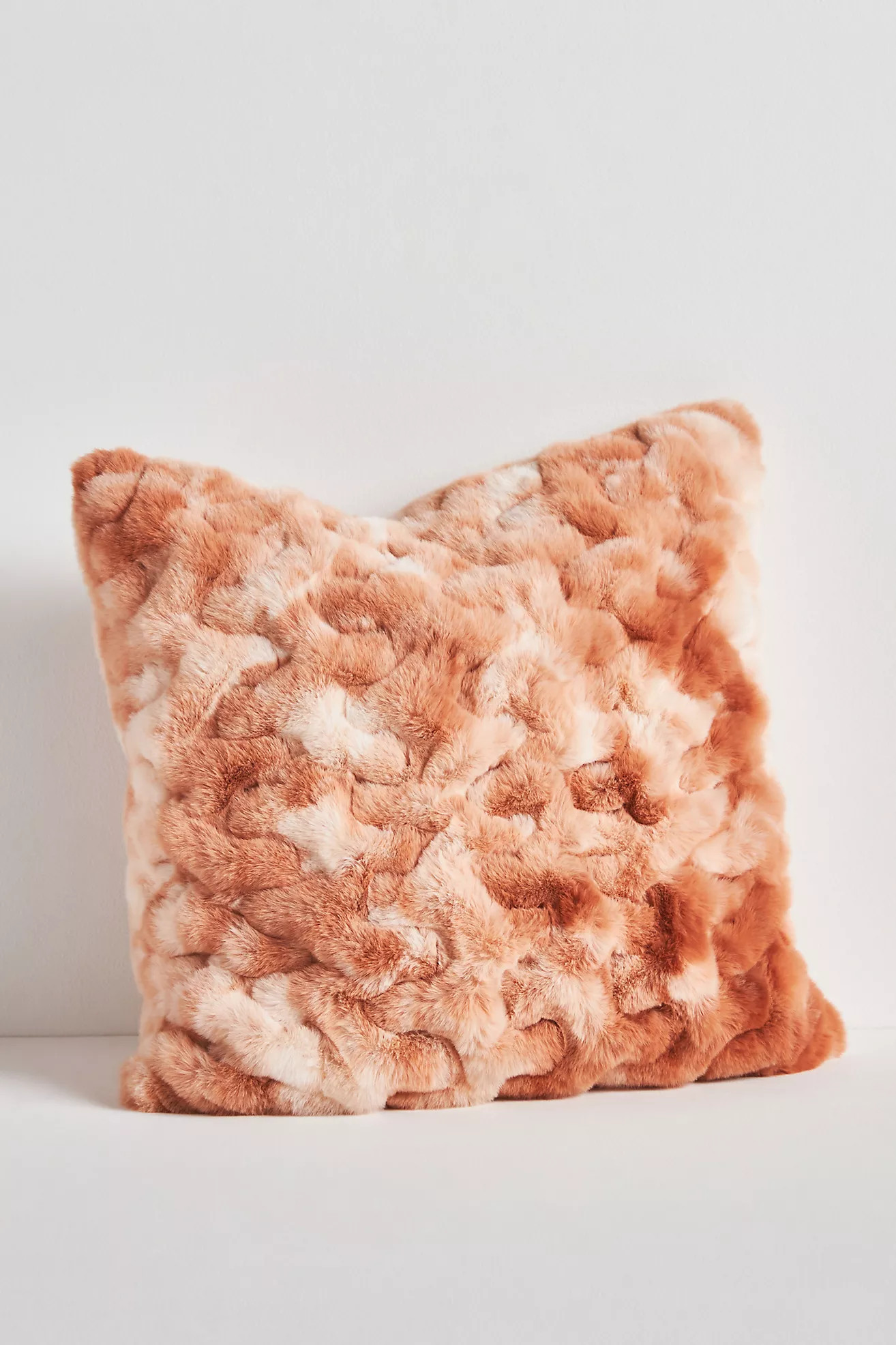 Luxe Sculpted Faux-Fur Pillow | Anthropologie (US)