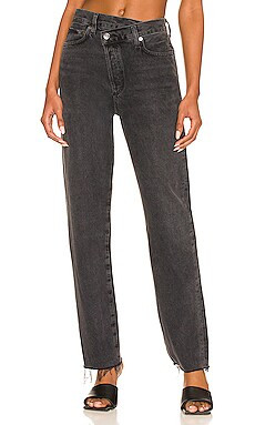 AGOLDE Criss Cross Straight in Shambles from Revolve.com | Revolve Clothing (Global)