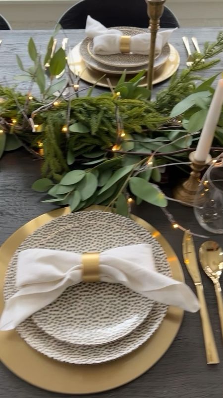 Christmas Holiday tablescape inspo!  Here’s a simple, yet beautiful way to dress your table for the holidays.


Table setting, greenery garland, Amazon finds, Walmart 

#LTKstyletip #LTKSeasonal #LTKhome