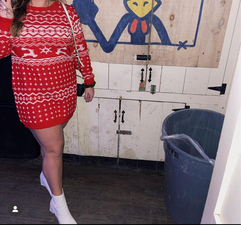 Christmas theme going out fit 

#LTKHoliday #LTKunder100 #LTKSeasonal